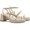 Women's Gio Sandal, Ivory Patent Leather - Sandals - 2 - thumbnail