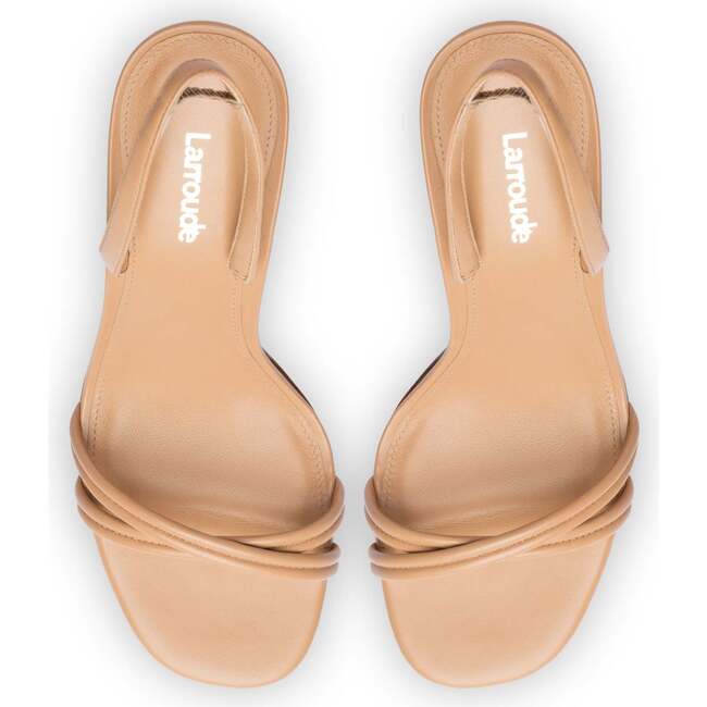 Women's Annie Sandal, Tan Leather - Sandals - 3