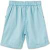 Organic Cotton Woven Bermuda Shorts, Sky Blue With Natural Mineral Dye - Shorts - 3