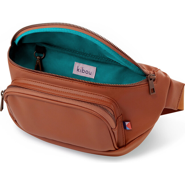 Minimal Diaper Belt Bag, Brown - Diaper Bags - 1