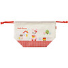 Bunny Drawstring Pouch, Pink - Bags - 2