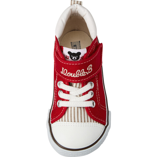 Street Style Kids DOUBLE-B High Top Shoes, Red - Sneakers - 3