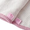 Cable Knit Poncho, Pink - Robes - 6