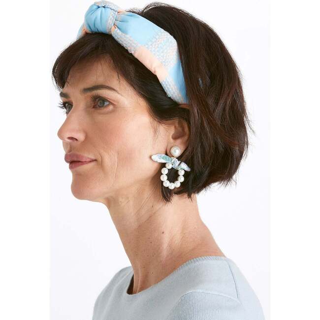 Women's Plaid Knotted Headband