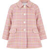 Islington Coat, Blossom Check (Limited Edition) - Coats - 1 - thumbnail