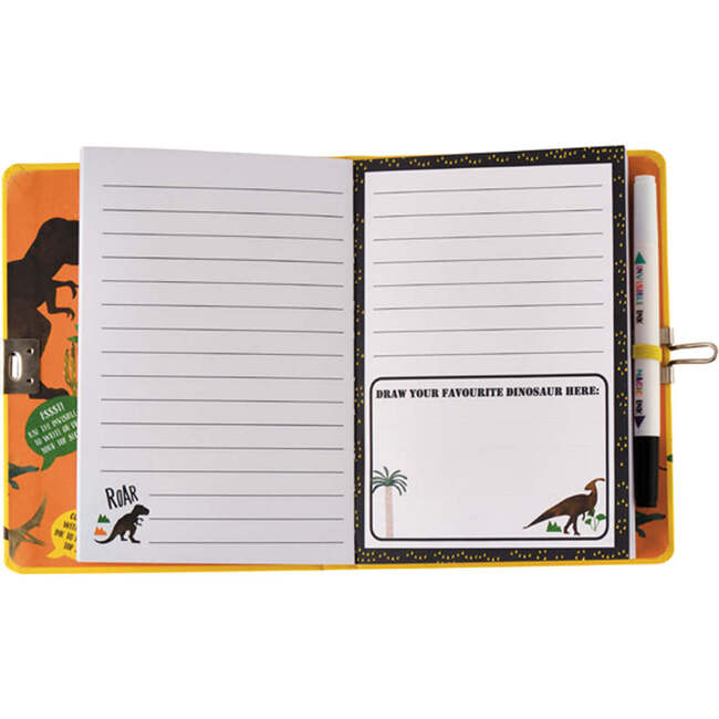 Dinosaur Top Secret Lockable Diary - Books - 3