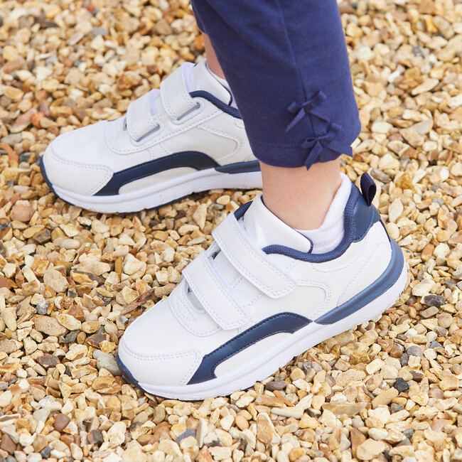 Blaze Sneakers, White/Navy - Sneakers - 2