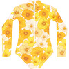 Mini Kelly Girls One Piece Swimsuit, Sunset Floral - One Pieces - 2
