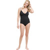 Women's Nora Breastfeeding One Piece, Black - One Pieces - 1 - thumbnail