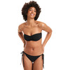 Women's Bianca Bandeau Bikini Top, Black - Two Pieces - 1 - thumbnail