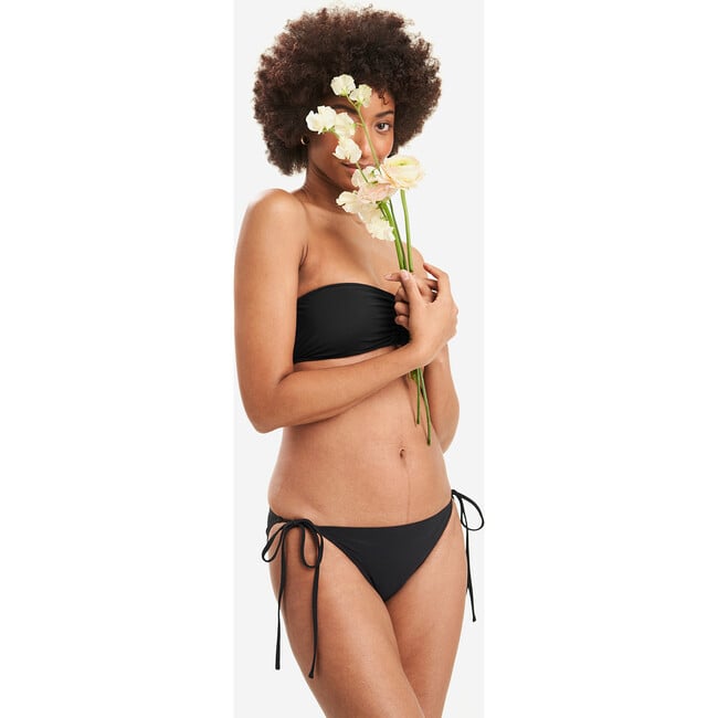 Women's Bianca Bandeau Bikini Top, Black - Two Pieces - 3