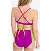 Women's Jojo Breastfeeding Bikini Top, Marigold Color Block - Two Pieces - 5 - thumbnail