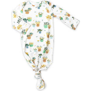 Potted Plants Knotted Gown - Nightgowns - 1