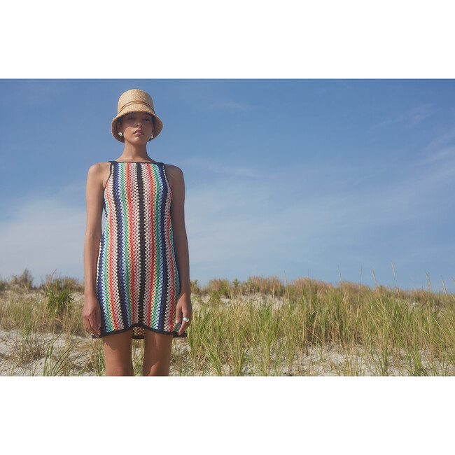 Women's Pearla Crochet Dress, Multi Color - Dresses - 2