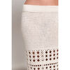 Women's Emery Crochet Skirt, Ivory - Skirts - 4
