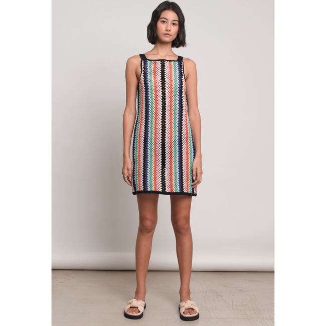 Women's Pearla Crochet Dress, Multi Color - Dresses - 5