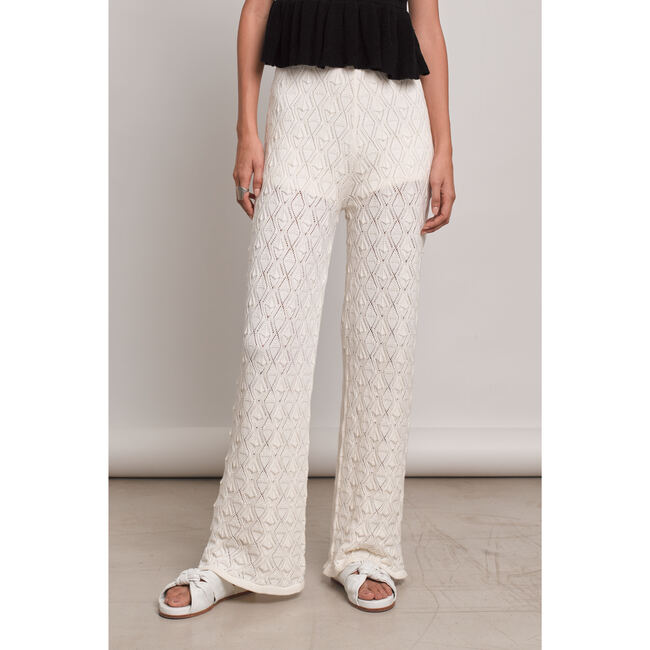 Women's Amelia Pant, Ivory - Pants - 4