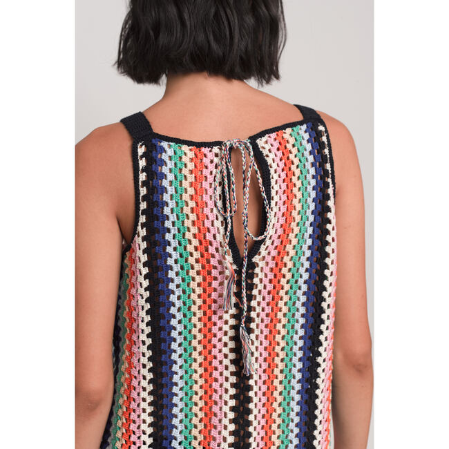 Women's Pearla Crochet Dress, Multi Color - Dresses - 8