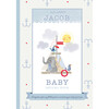 Personalized Baby Record Book, Blue - Books - 1 - thumbnail