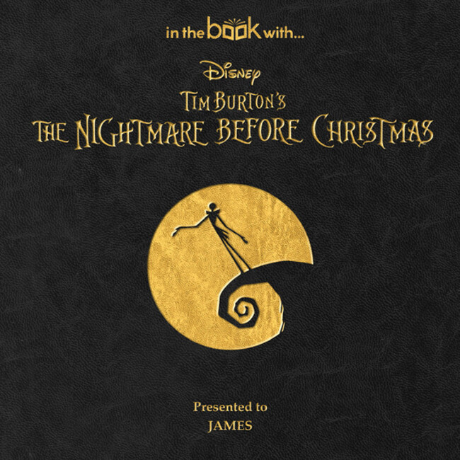 Personalized Nightmare Before Christmas Book