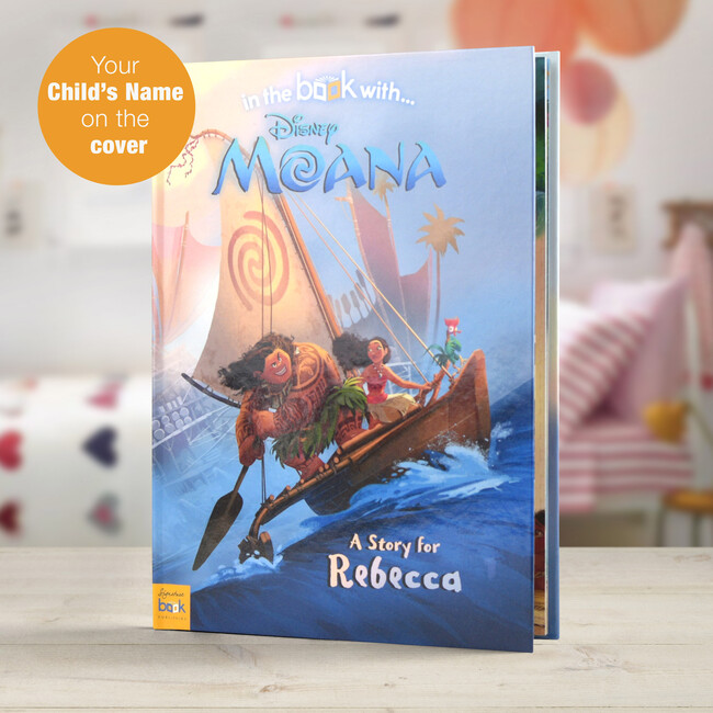 Personalized Disney Moana Story Book, Hardback