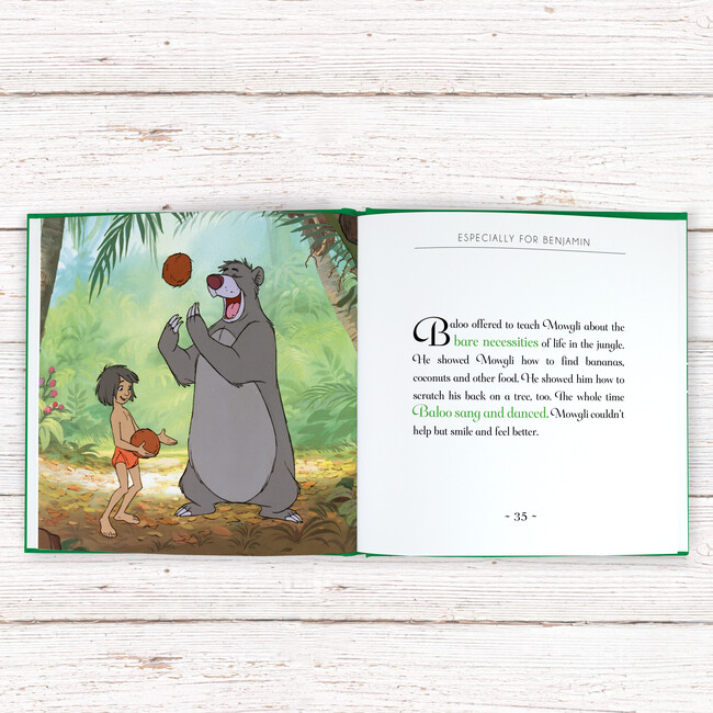 Personalized Disney Jungle Book Story Book