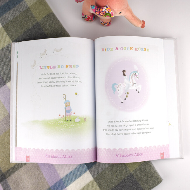 Personalized Baby Record Book, Pink - Books - 3