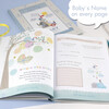 Personalized Baby Record Book, Blue - Books - 3