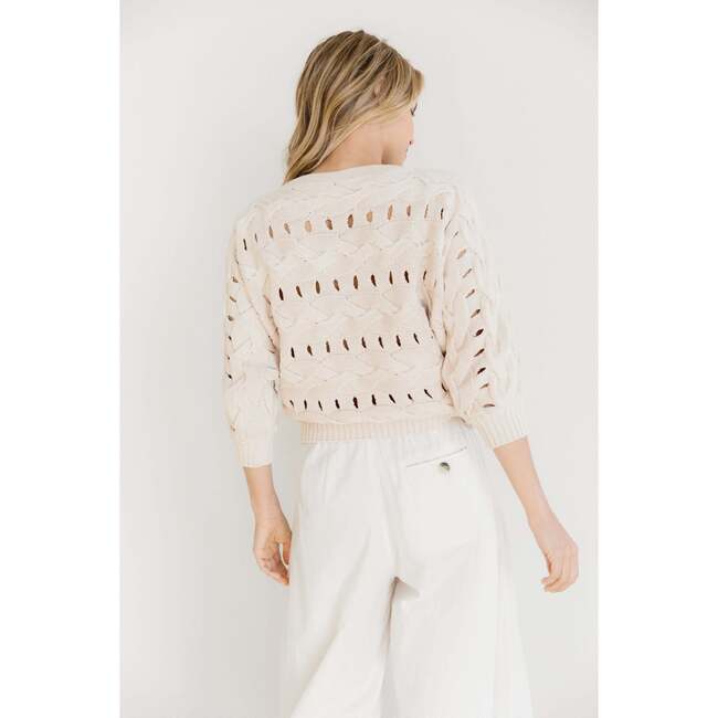 The Women's Tracy Pullover, Ivory - Sweaters - 3
