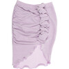 Girls Cinched Skirt, Shimmer Lilac - Cover-Ups - 1 - thumbnail