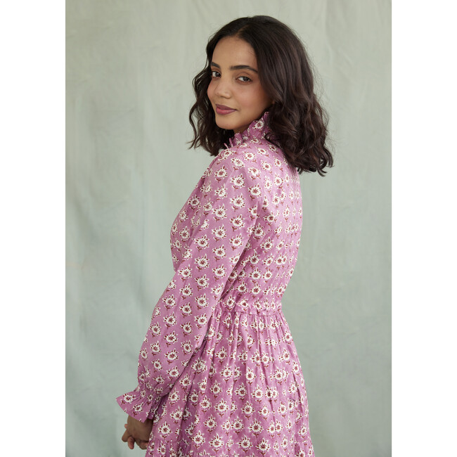 Women's Alma Dress, China Tea Pink - Dresses - 3