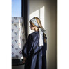 Women's  Artist's Dress, Blue Velvet Needlecord - Dresses - 5