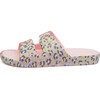 Neon Rebels x Freedom Moses Exclusive Two Band Slide, Rainbow Ombre Leopard - Sandals - 4