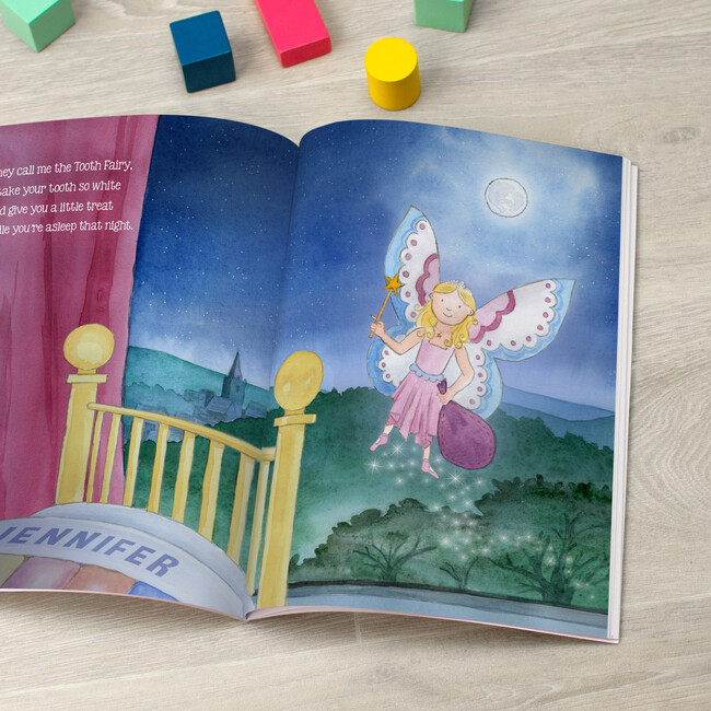 Personalized Tooth Fairy Story Book, Paperback - Books - 4