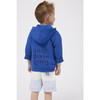 Wave Bicolor Shorts, White and Blue - Shorts - 2