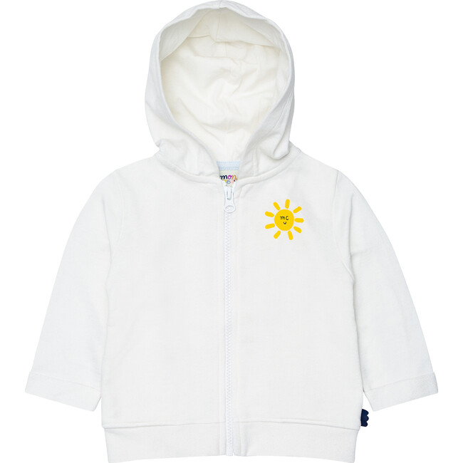 Baby Protect the Seas Hoodie, White