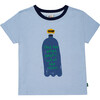 Plastic Bottle T-shirt, Blue - T-Shirts - 1 - thumbnail