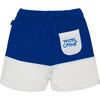 Bicolor Shorts, Cobalt & White - Shorts - 3