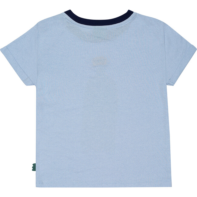 Plastic Bottle T-shirt, Blue - T-Shirts - 3
