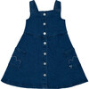 Baby Denim Dress, Navy - Dresses - 1 - thumbnail