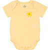 Sun & Sand Bodysuit, Yellow - Onesies - 1 - thumbnail
