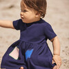 Baby Patch Dress, Blue - Dresses - 2
