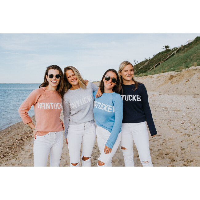 Women's Nantucket Sweater, White - Sweaters - 2