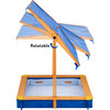 Outdoor Summer Sand Box, Wood/Blue - Outdoor Games - 7