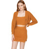 Genny Mini Skirt, Orange - Skirts - 1 - thumbnail