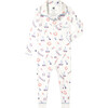 Classic Footless PJ Onesie, Nautical Print - Pajamas - 1 - thumbnail