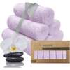 6pk Deluxe Baby Bamboo Washcloths, Soft Lilac - Burp Cloths - 1 - thumbnail