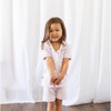 Short Sleeve Classic Pajamas, Pink Stripe - Pajamas - 3