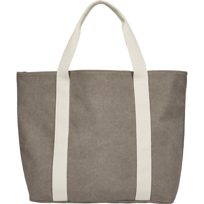 Washed Grey Basic Tote - Luggage - 3