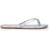 Miss Rivington Flip Flop, Silver Multi Marble - Sandals - 1 - thumbnail